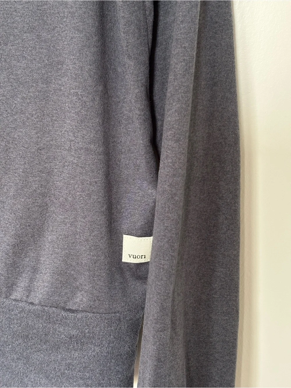 Vuori Long Sleeve Crew Sweatshirt in Navy - Picture 3 of 7